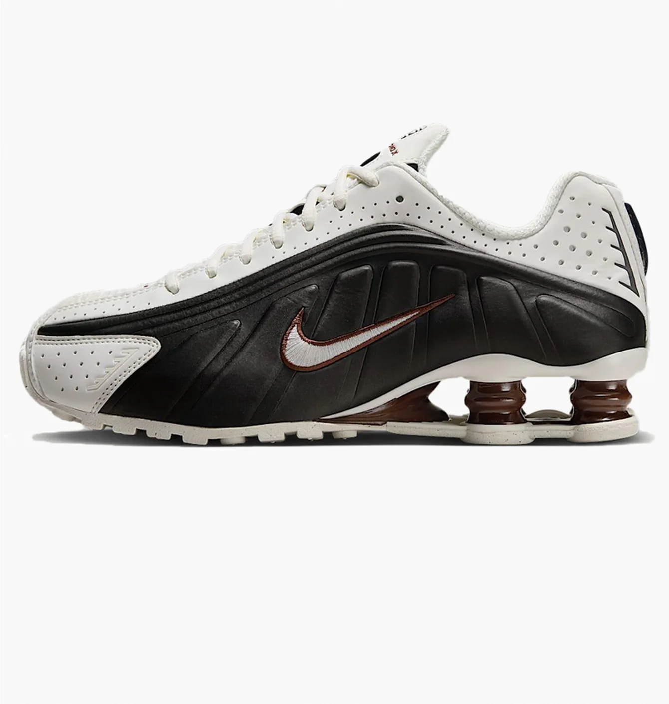 Кросівки жіночі Nike Shox R4 Sail Fauna Brown White/Black AR3565-104