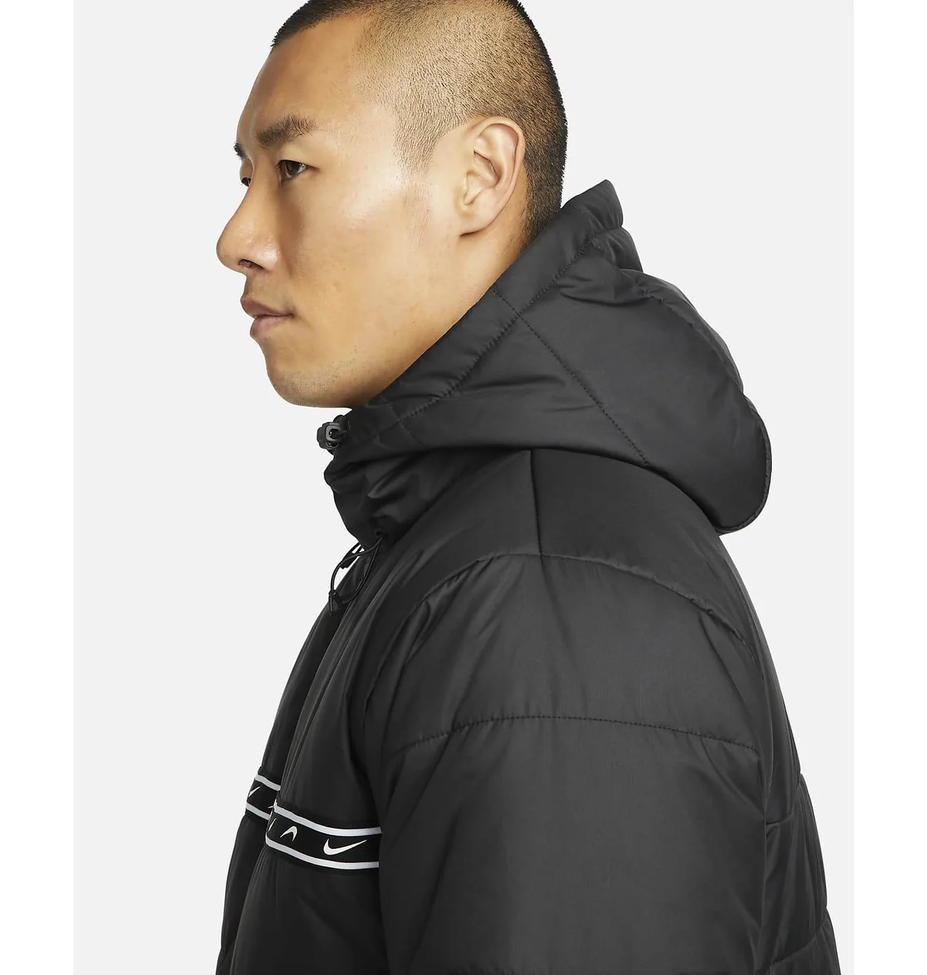 Куртка чоловіча Nike M Nsw Repeat Syn Fill Jkt Black Dx2037-010