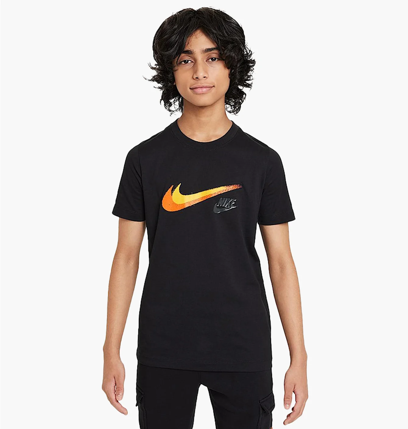 Футболка дитяча Nike B Nsw Si Ss Tee Top Black FZ4714-010