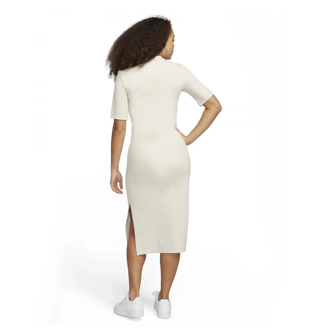 Nike Essentials midi dress in orewood