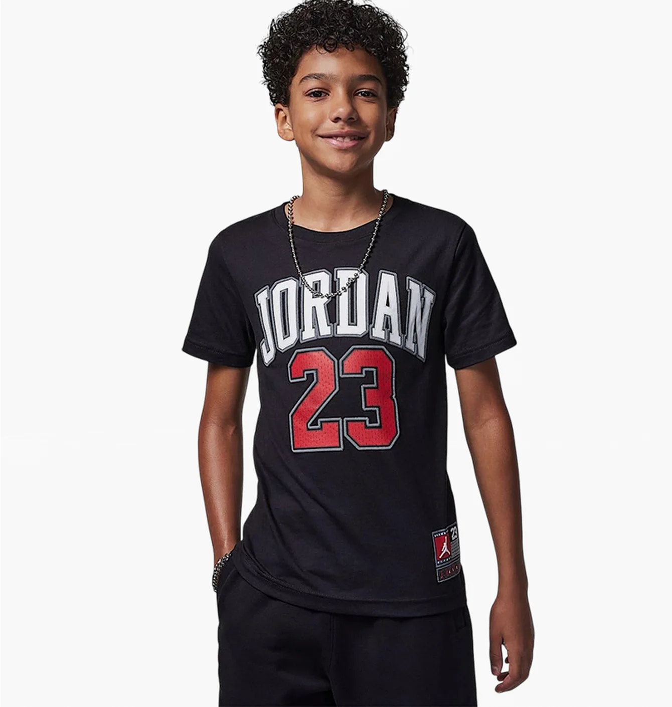 Футболка дитяча Air Jordan Little Kids T-Shirt Black 95A088-KR5