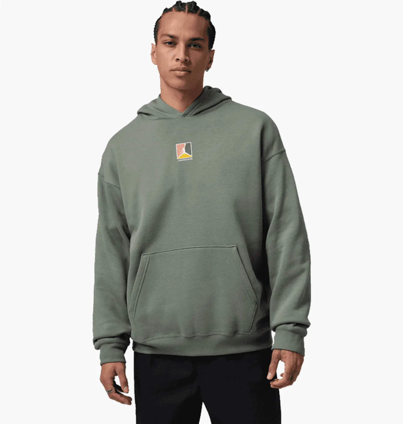 Худі чоловіче Air Jordan Brooklyn Fleece Green HV0544-351