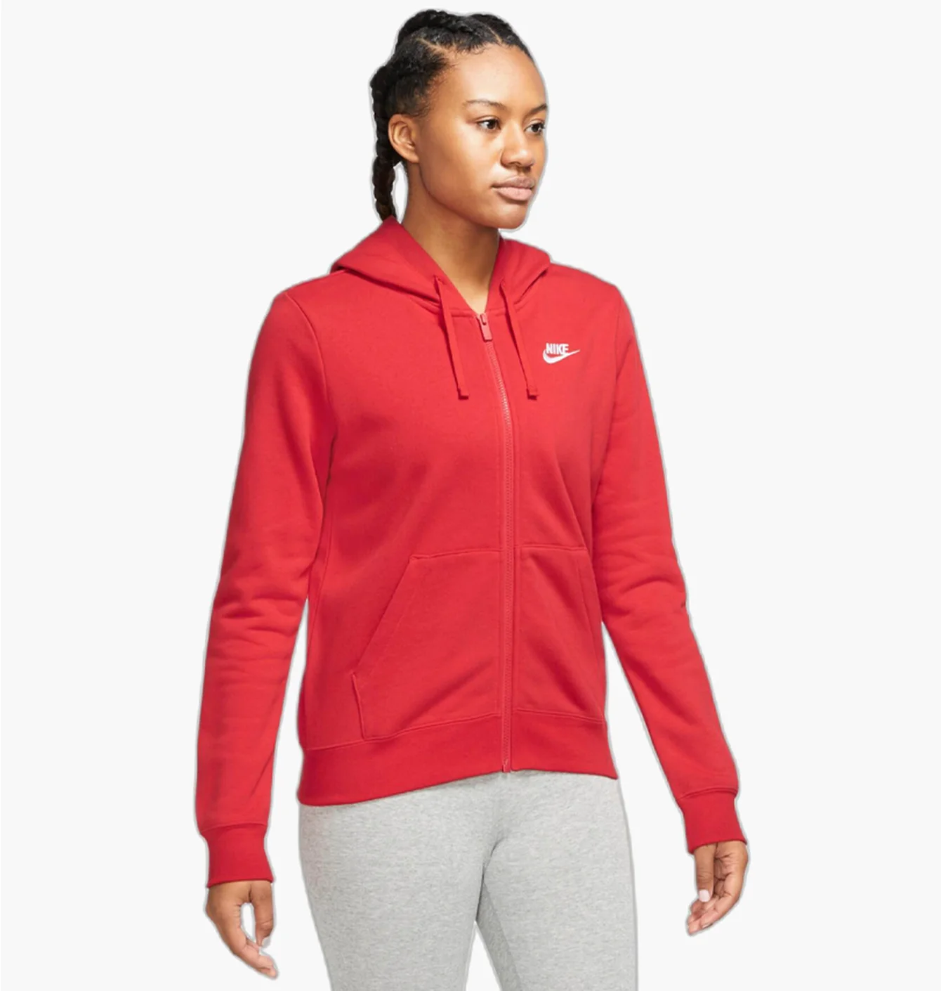 W NSW CLUB FLC FZ HOODIE STD