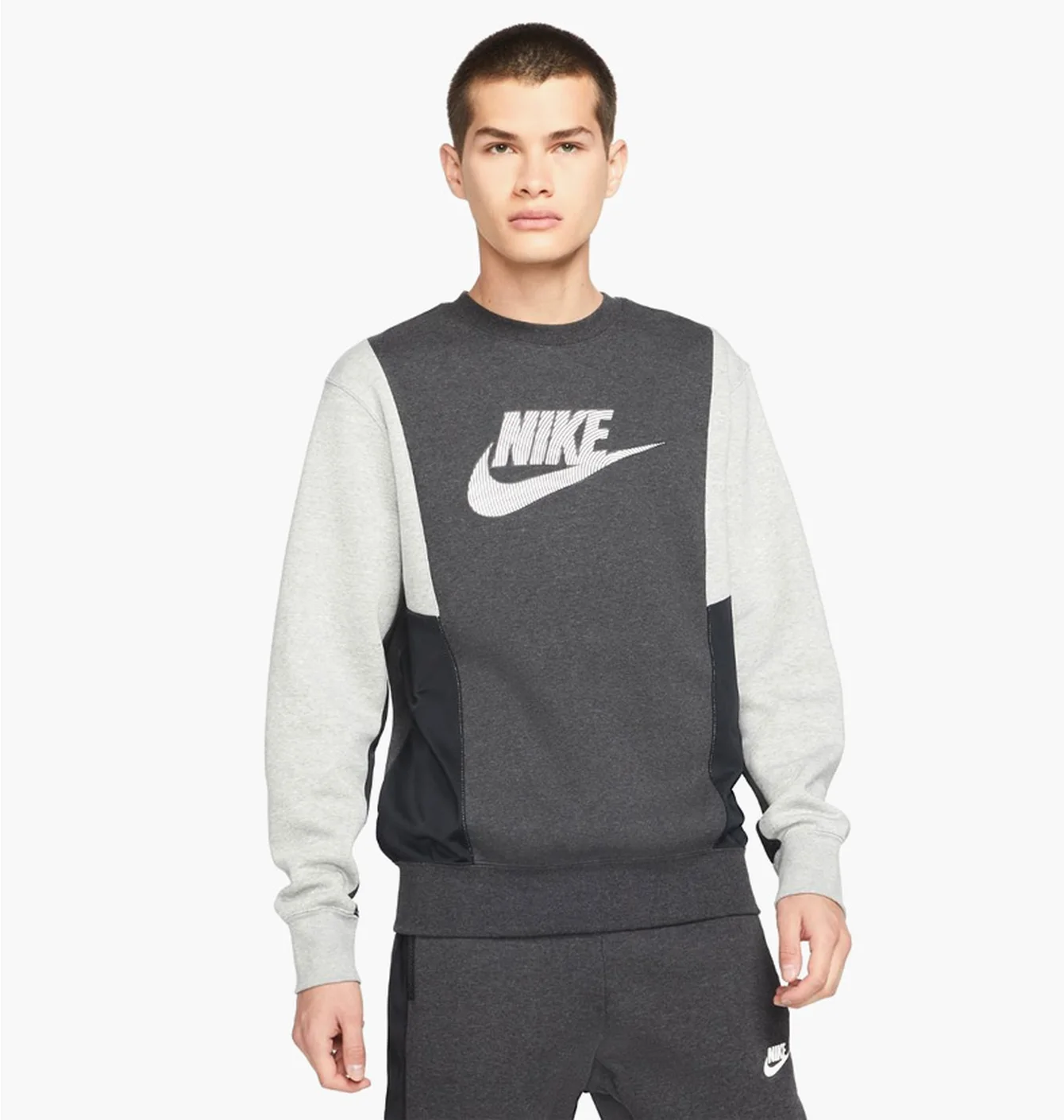 Світшот чоловічий Nike M Nsw Hybrid Flc Crew Bb Dj5075-032