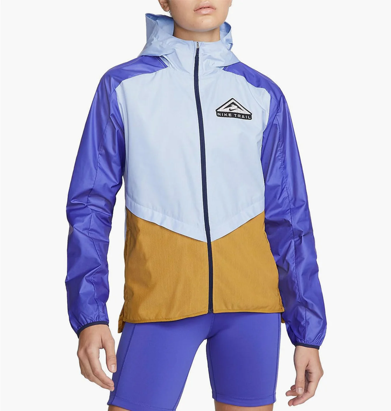 NIKE SHIELD TRAIL JACKET WHITE PURPLE