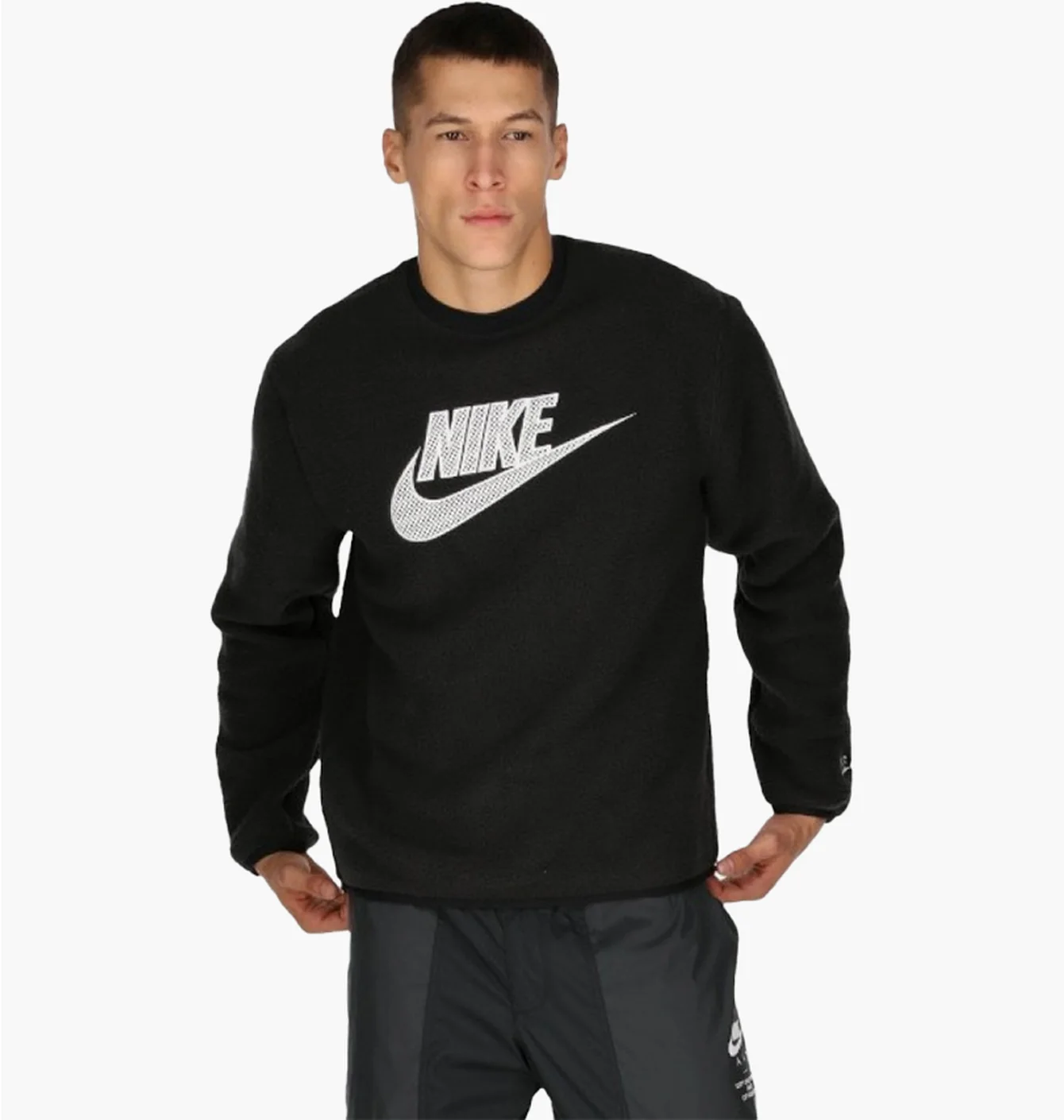 Світшот Nike Sportswear Sherpa Crew (чорний)