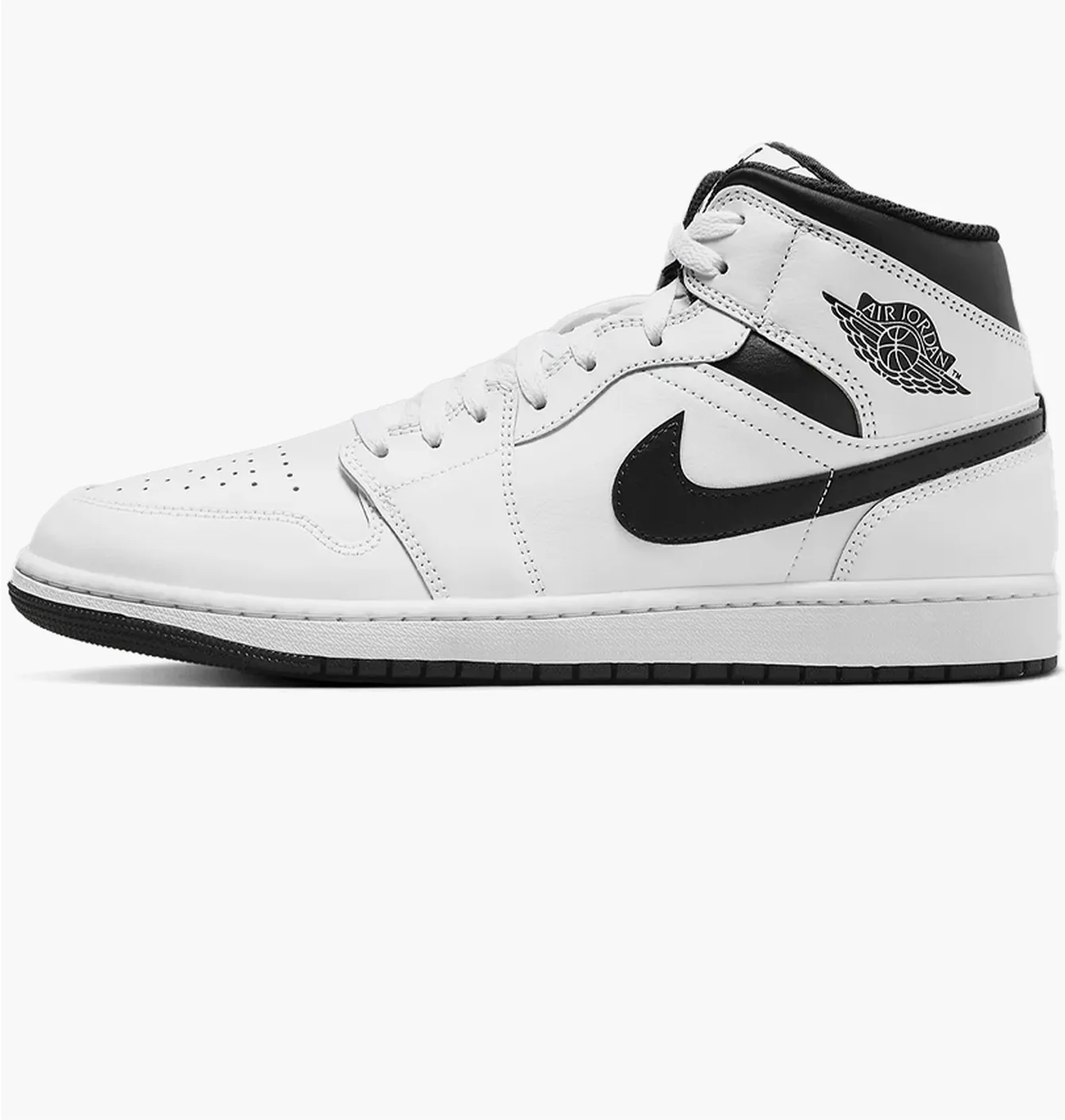 Кросівки чоловічі Air Jordan 1 Mid Lifestyle Shoe White DQ8426-132