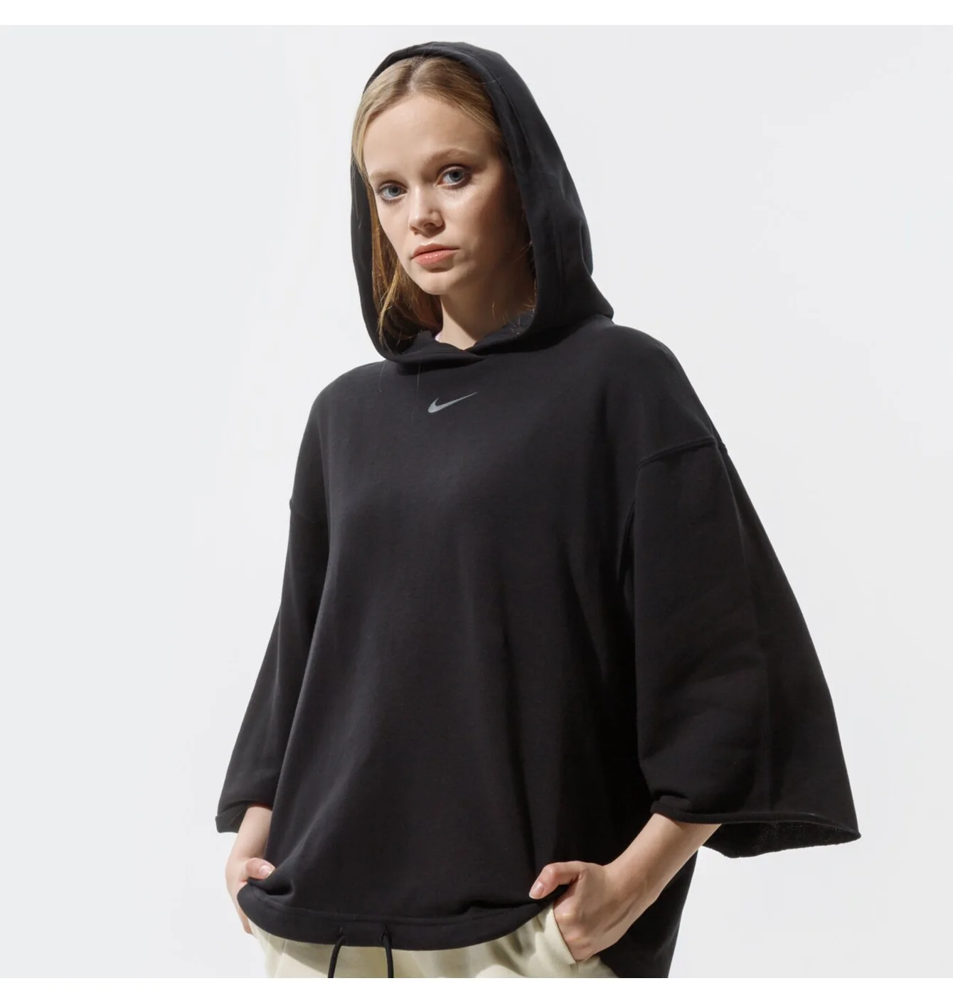 Худі жіноче Nike W Nsw Icn Clsh Ss Hoodie Ft Black CZ9332-010