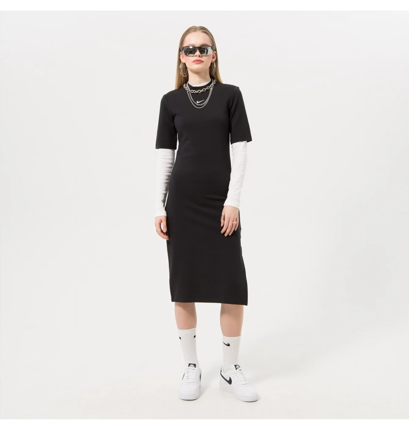 W NSW ESSNTL MIDI DRESS