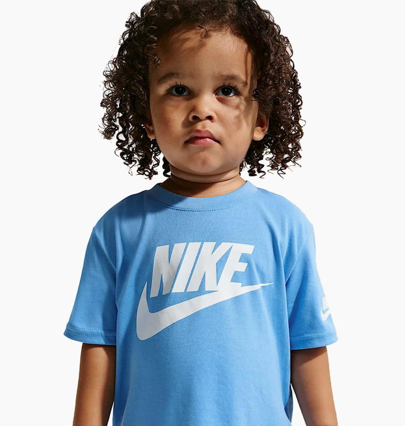 Футболка дитяча Nike Futura Evergreen Short Sleeve T-Shirt Light Blue 86J575-B9F