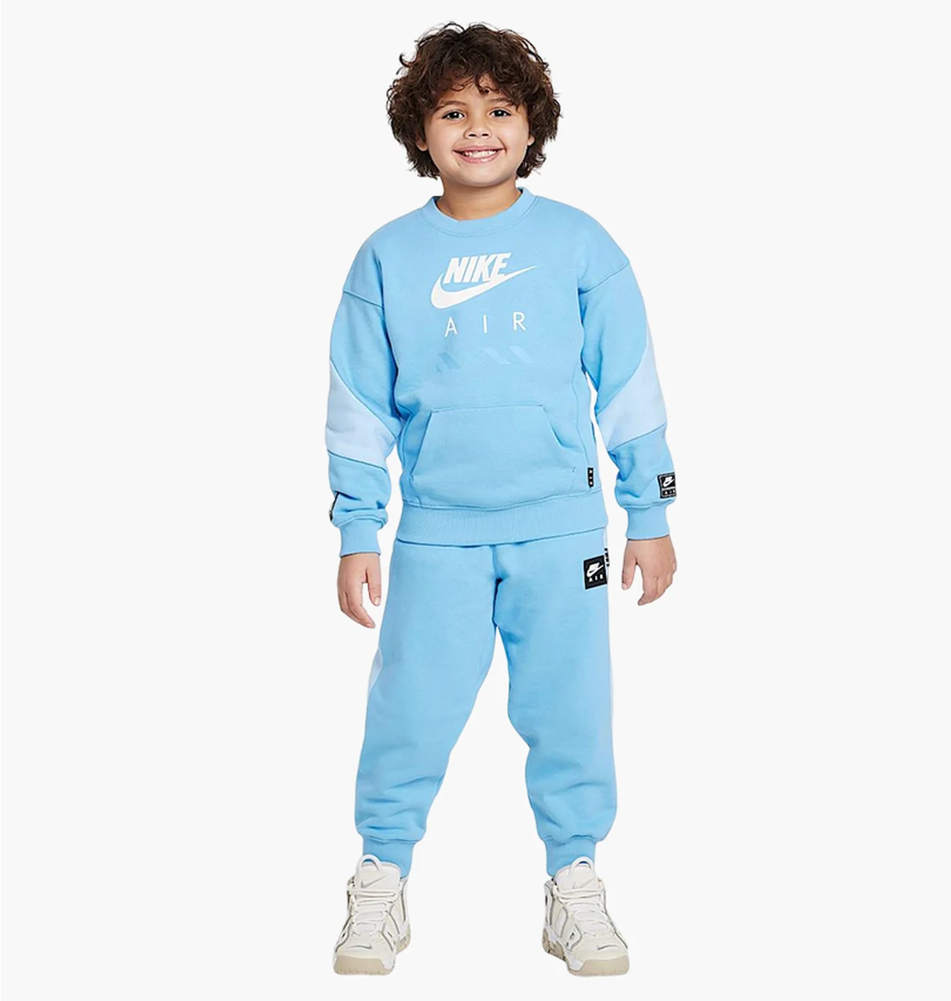 Спортивний костюм дитячий Nike Sportswear Air Fleece Light Blue 86M846-B9F