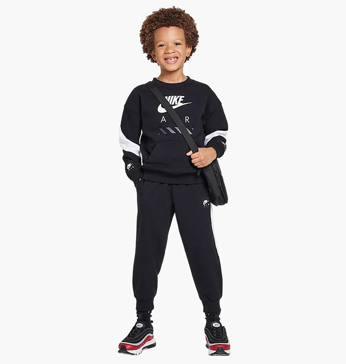 Спортивний костюм дитячий Nike Sportswear Air Fleece Black 86M846-023