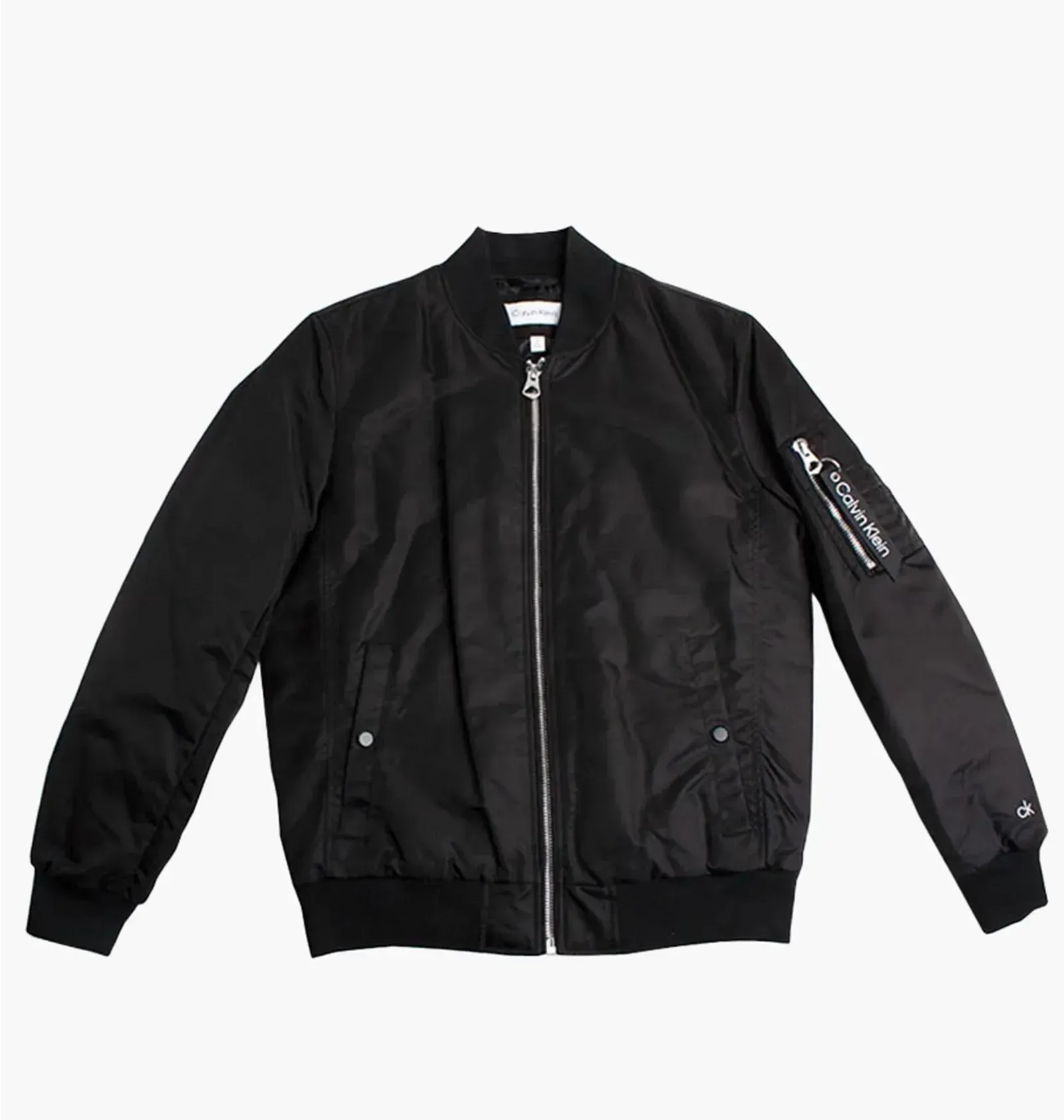 Куртка чоловіча Calvin Klein Mens Classic Ma-1 Nylon Bomber Jacket Black (CM154122-TN0)