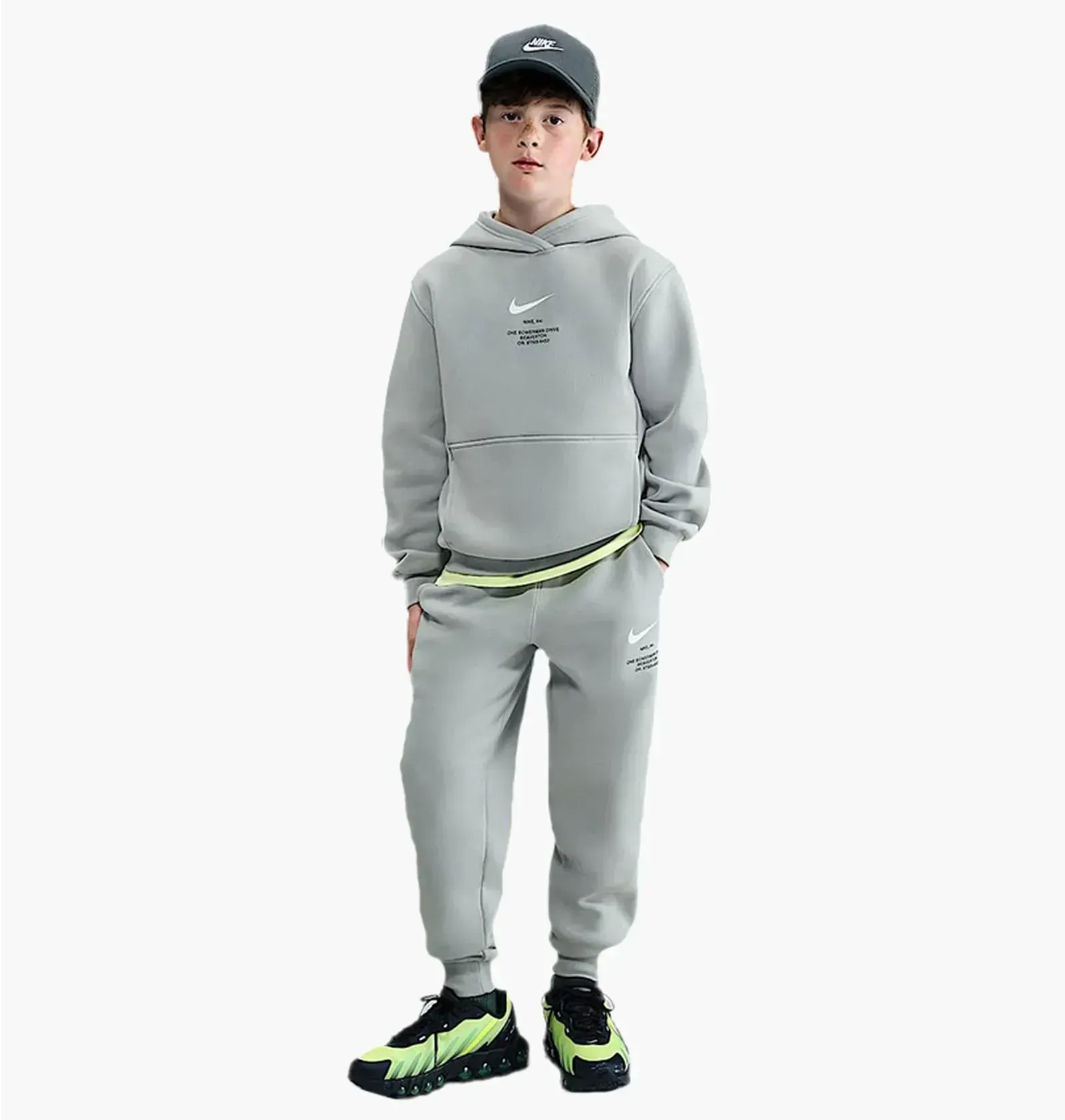 Спортивний костюм дитячий Nike Sportswear Club Fleece Grey (IH4313-077__IH5199-077)