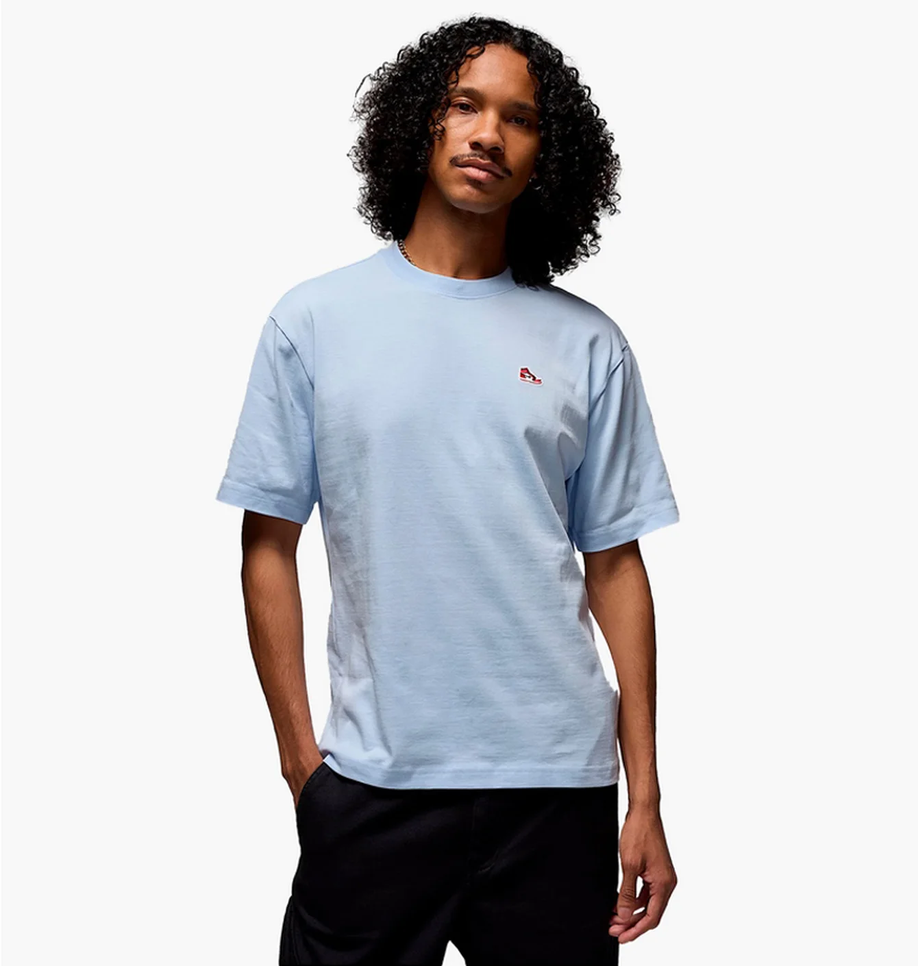 Футболка унісекс Air Jordan Sneaker Patch T-Shirt Light Blue HJ2326-407