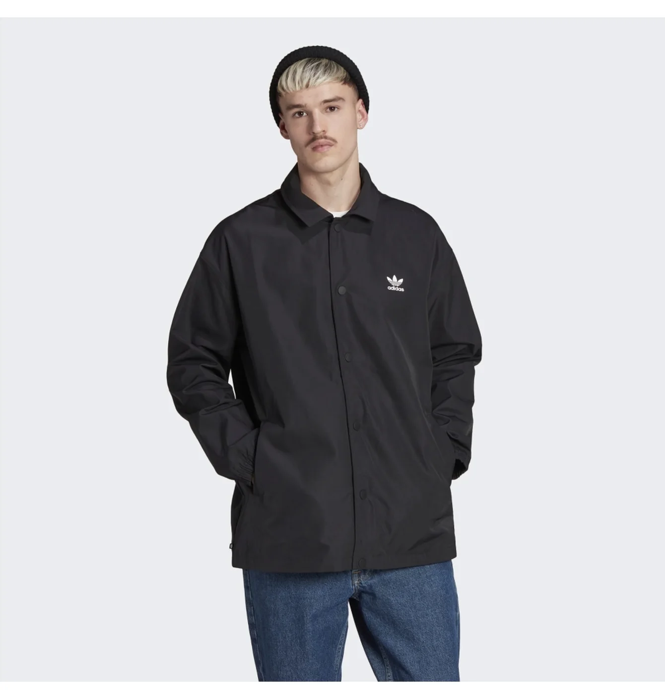 Adidas Adicolor Classics Trefoil Coach Jacket Black