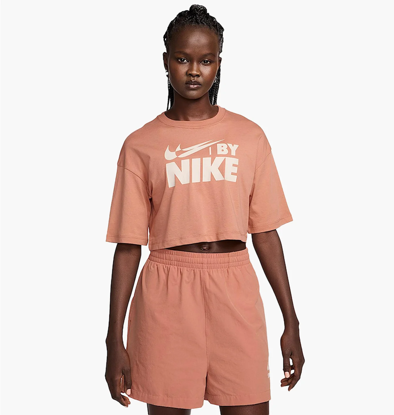 Футболка жіноча Nike Nsw Crop Tee Gls Peach FZ4635-212