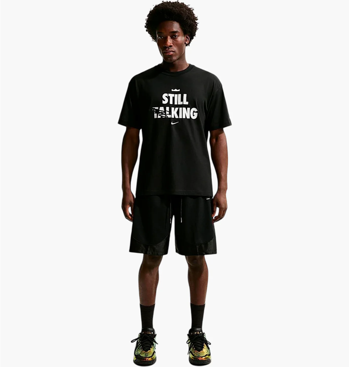 Футболка чоловіча Nike Lebron Shut Up And Dribble Black IH8583-045