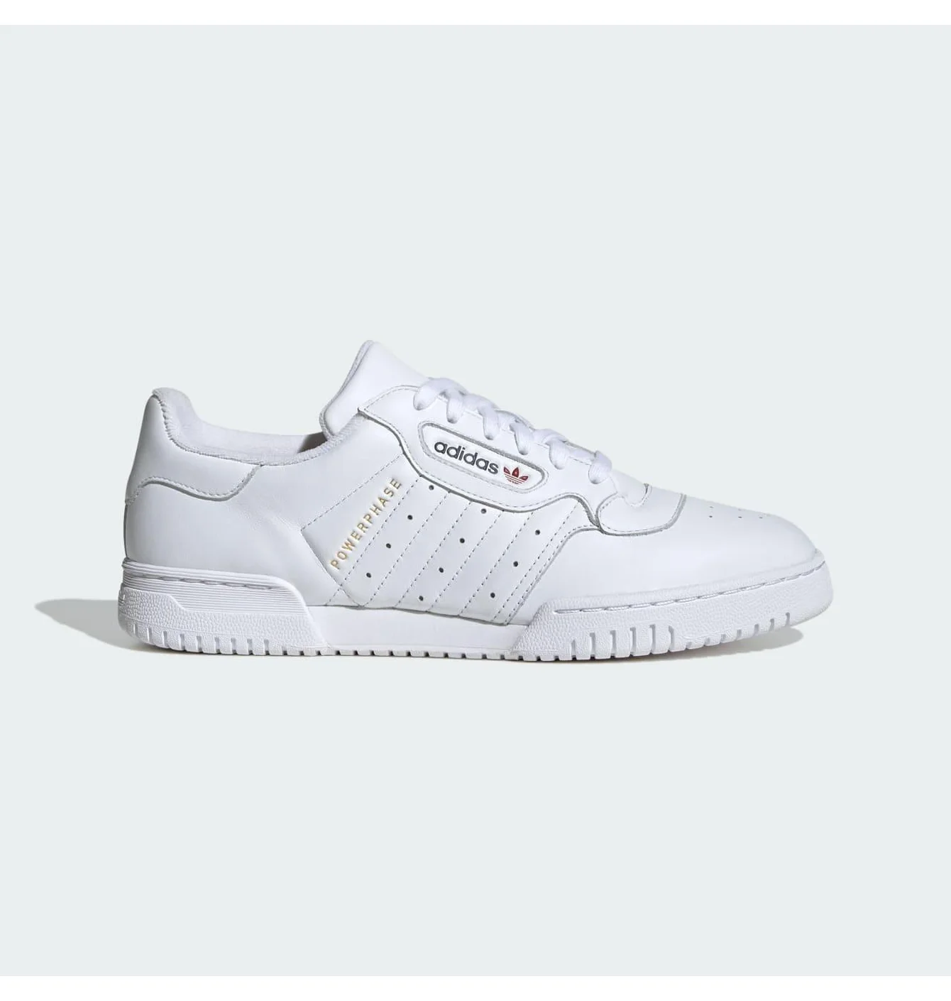 Adidas Powerphase White Leather