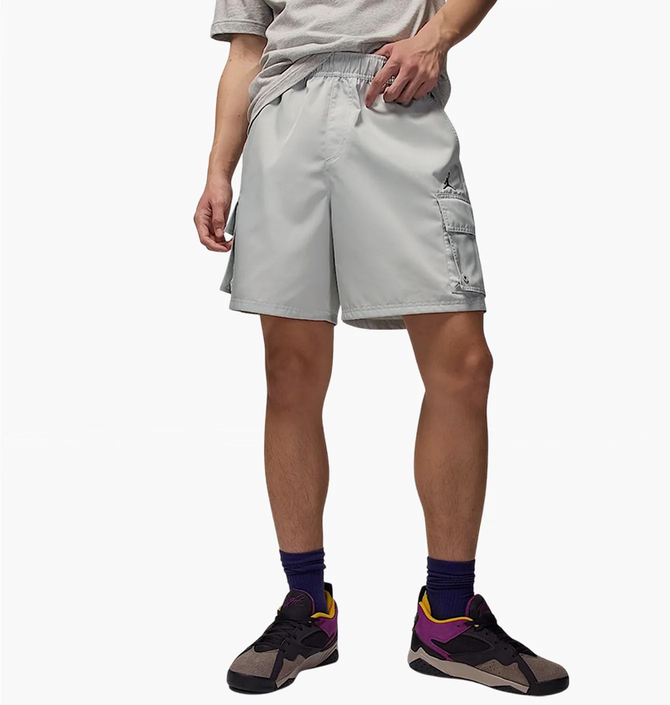 Шорти чоловічі Air Jordan Brooklyn MenS Cargo Shorts Grey HV9683-034