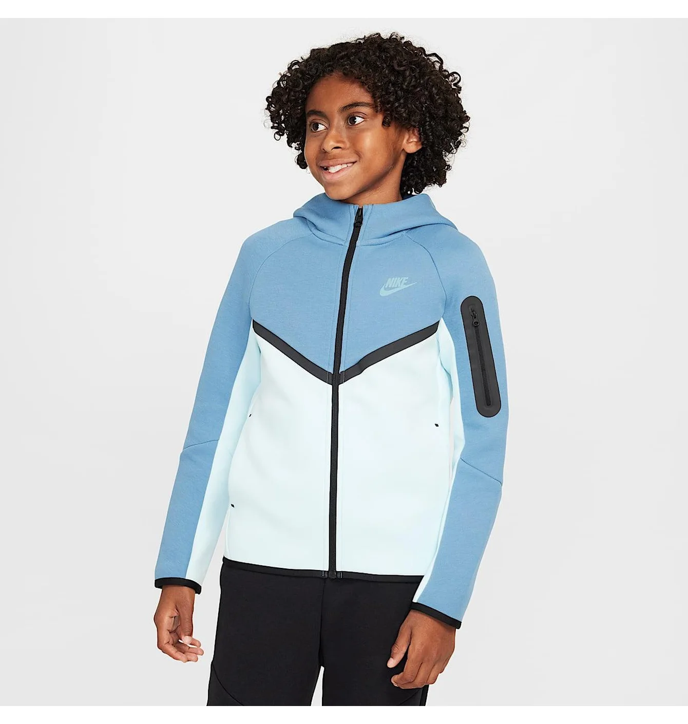 Толстовка дитяча Nike Tech Fleece Light Blue HV5867-474