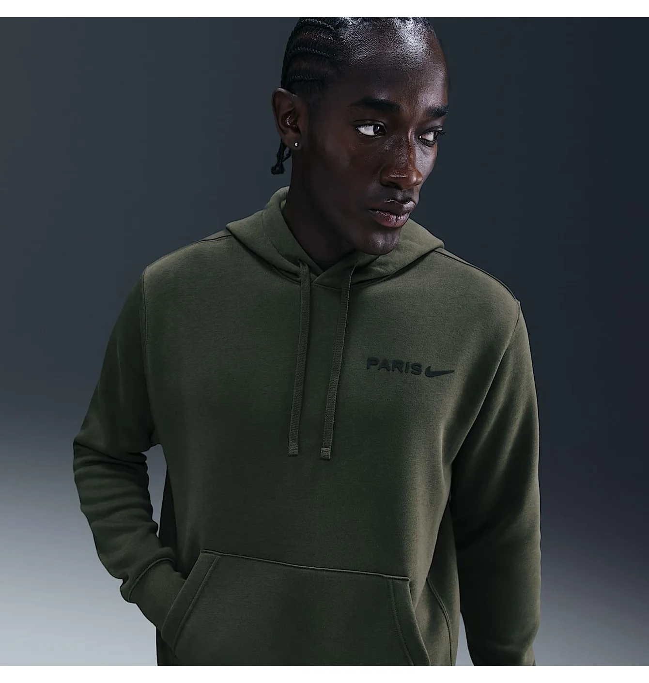 Худі чоловіче Nike Psg Club Olive HM2888-325