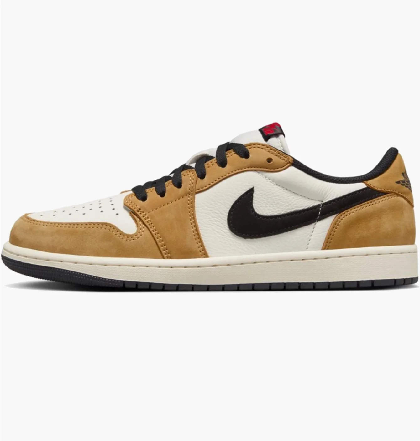 Кросівки Air Jordan 1 Low Og White/Yellow