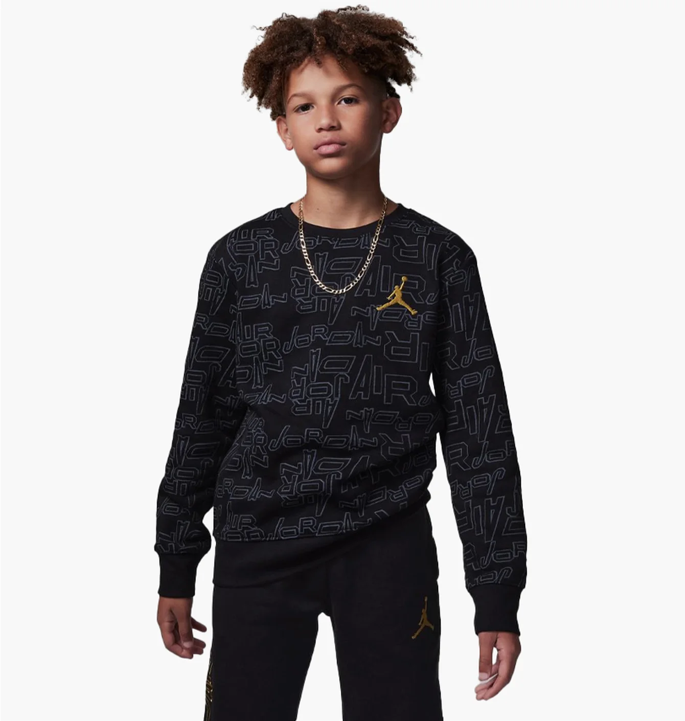 Світшот дитячий Air Jordan Take Flight B&G Flc Crew Black 95C802-023