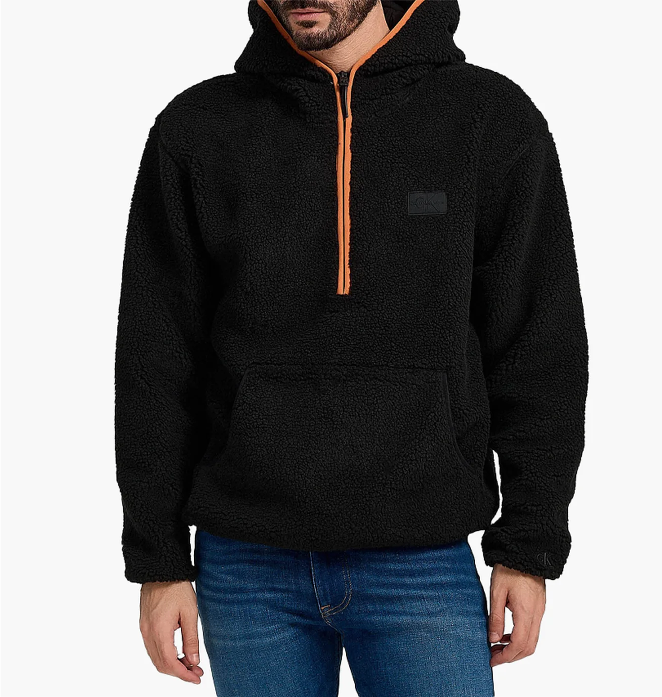 Худі Calvin Klein Sherpa (чорне)