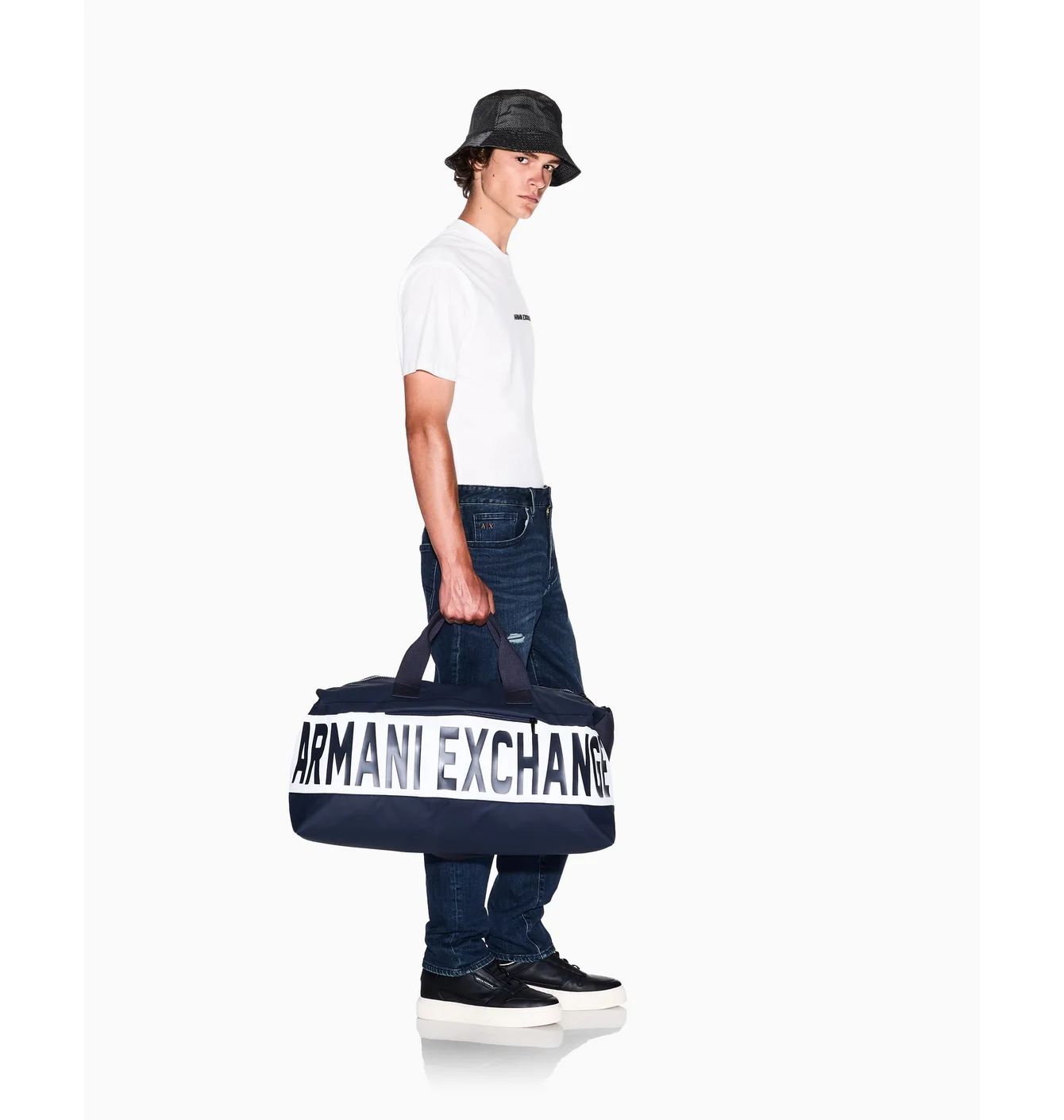 Футболка чоловіча Armani T-Shirt - Big Logo White XM000787-AF12308-U0009