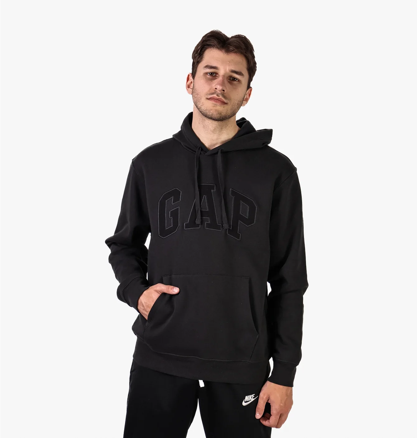 Худі чоловіче Gap Logo Fleece Hoodie moonless night 510981801