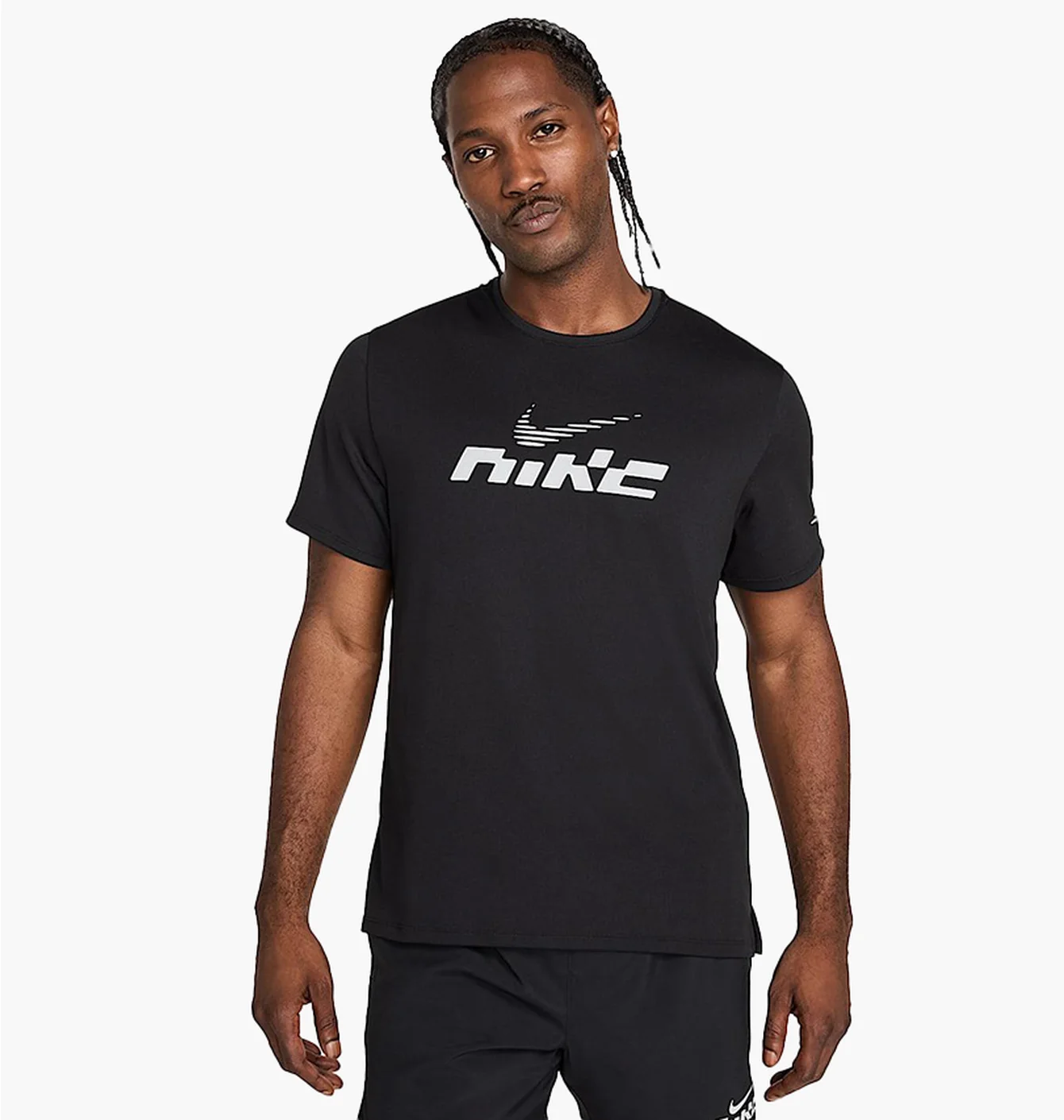 Футболка чоловіча Nike Miler Flash Black IB4127-010