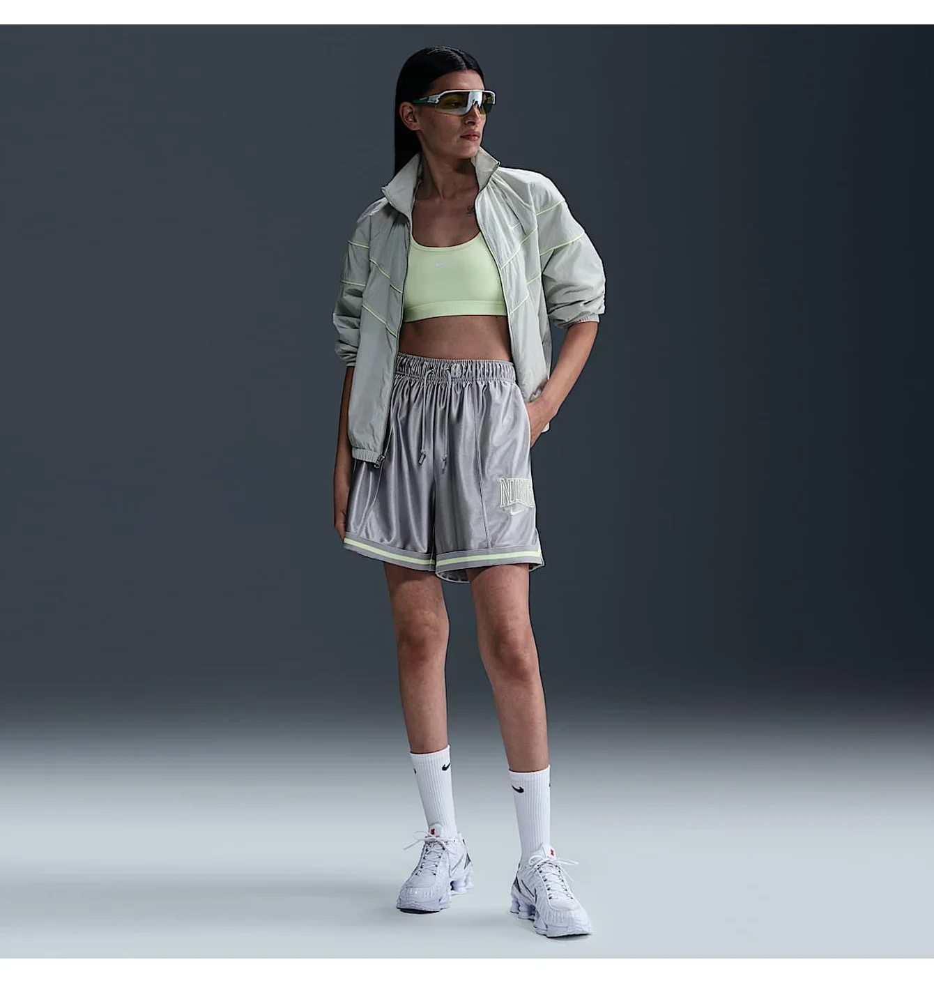 Шорти жіночі Nike Sportswear Metallic HJ0163-077