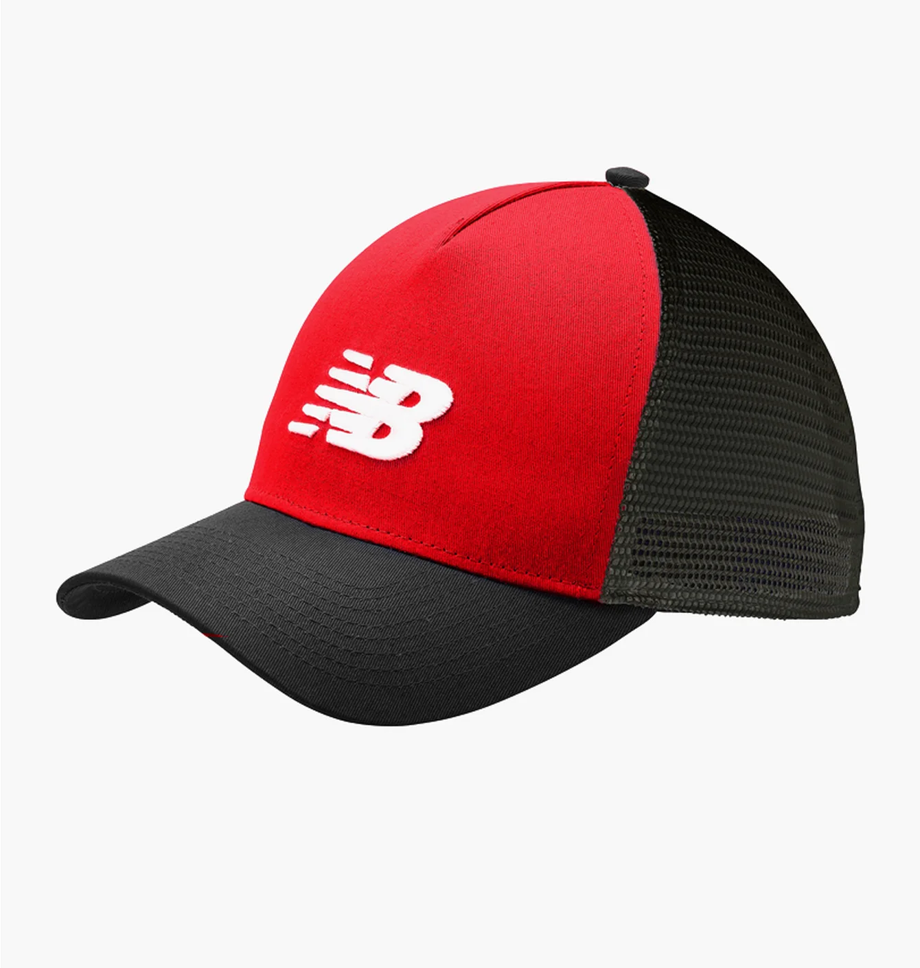 Кепка унісекс New Balance Lifestyle Athletics Trucker Red/Black Lah01001Tre