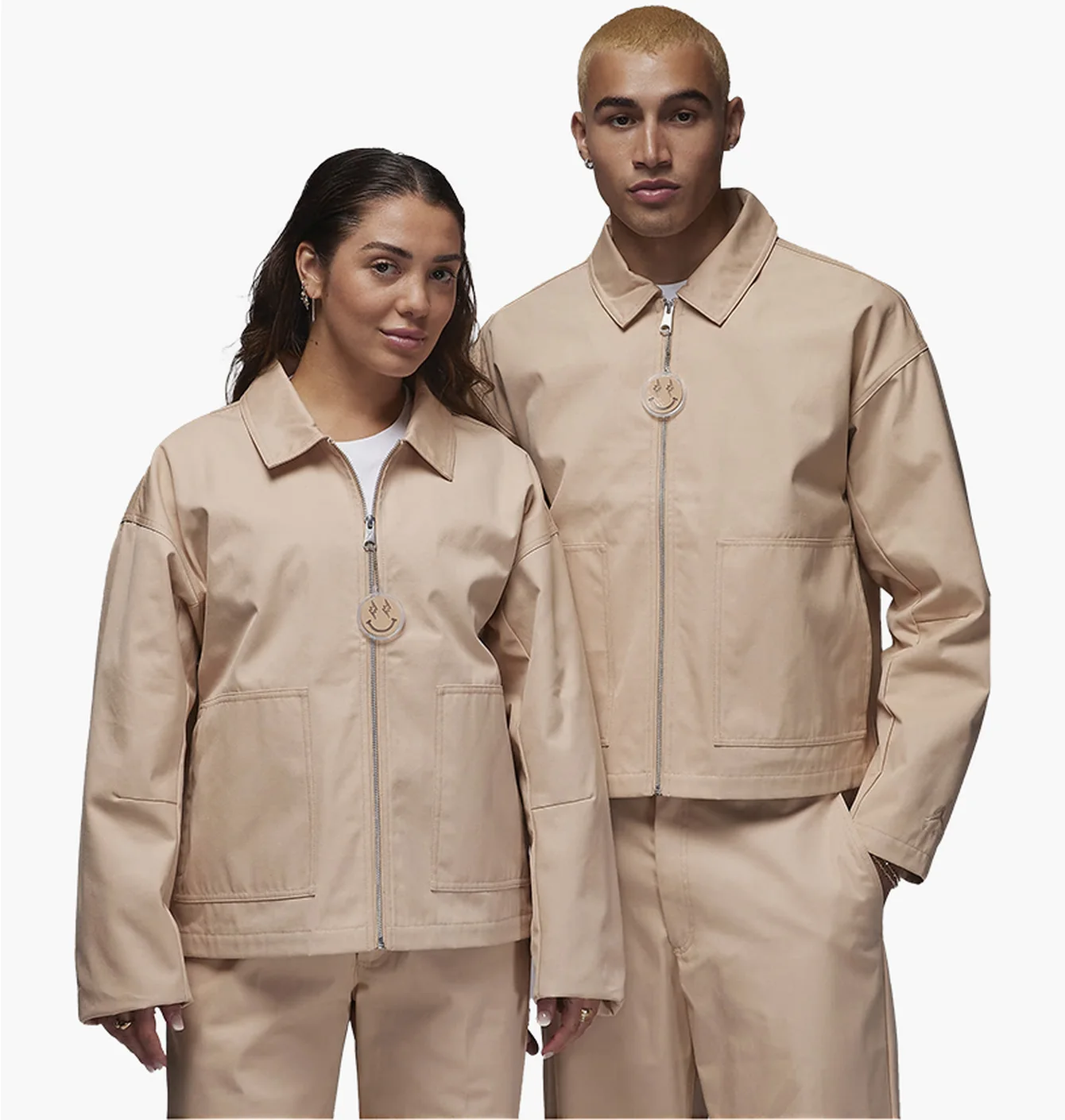 Куртка Jordan x J Balvin Woven Jacket (бежева)