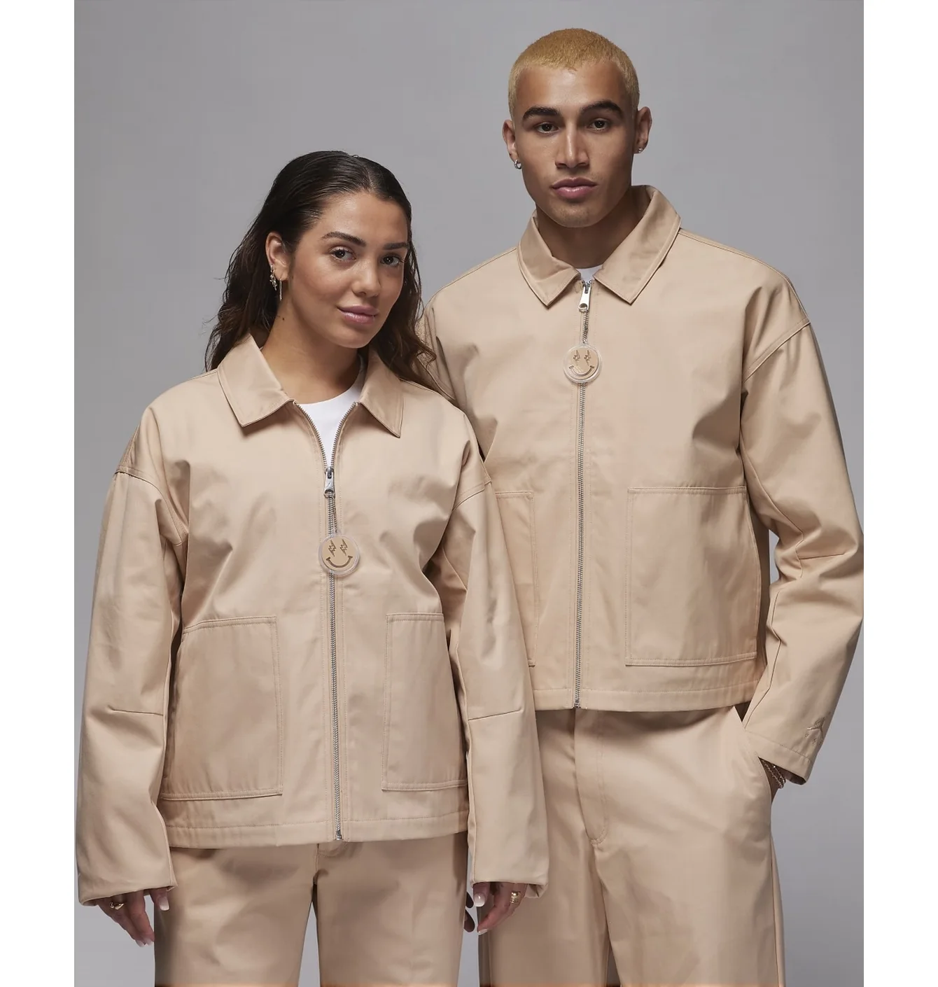 Куртка Jordan x J Balvin Woven Jacket (бежева)