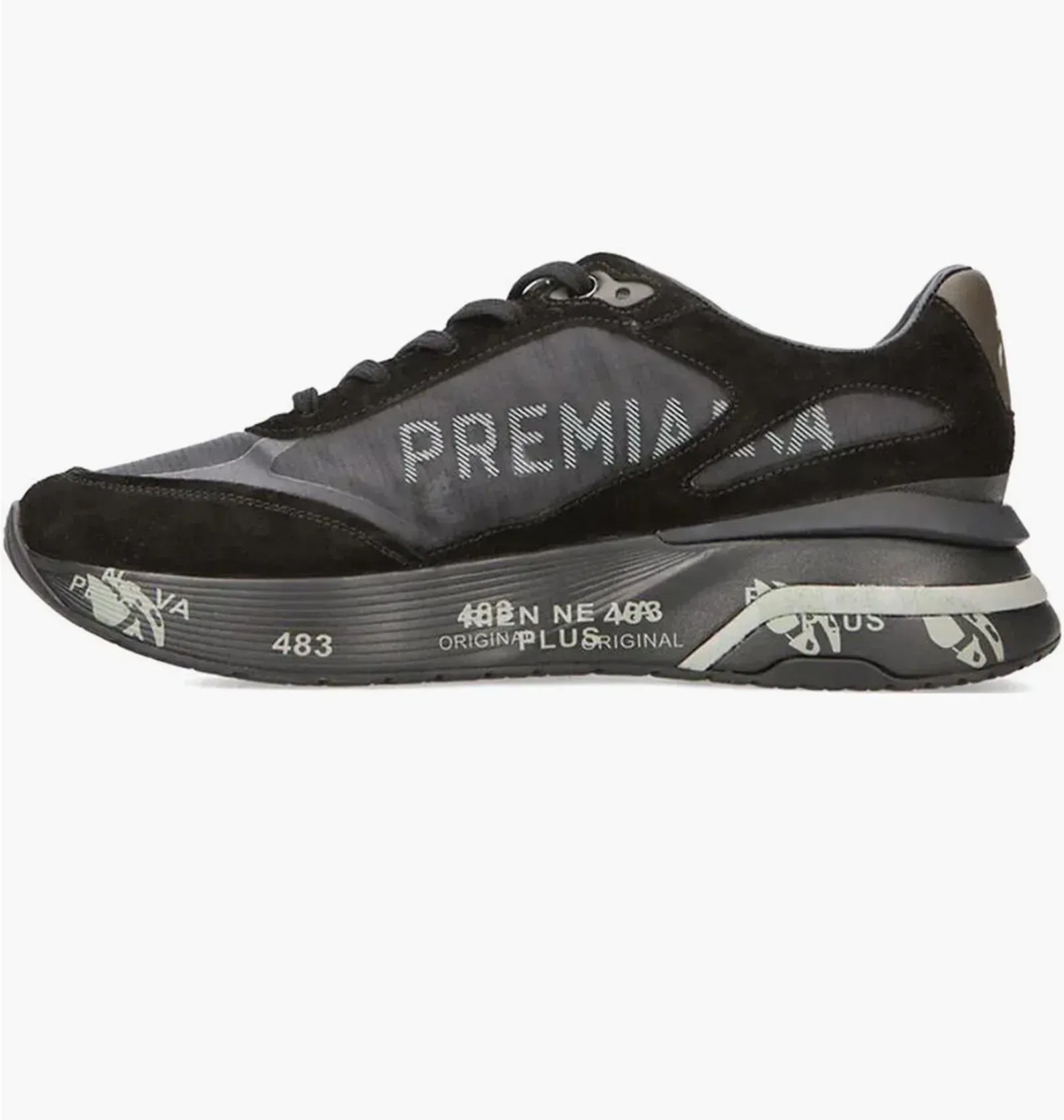 Кросівки чоловічі Premiata Moerun Black/Grey (VAR.6445)