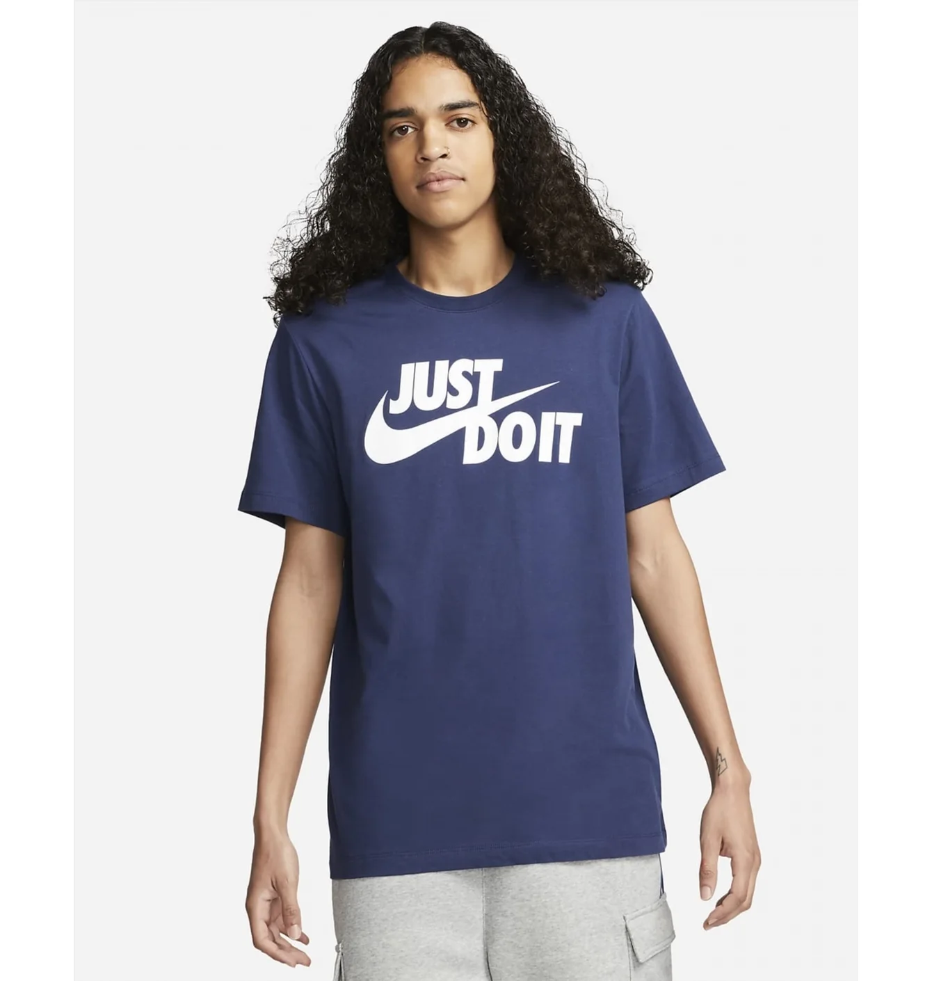 Футболка чоловіча Nike T-Shirt Sportswear Jdi Blue AR5006-410