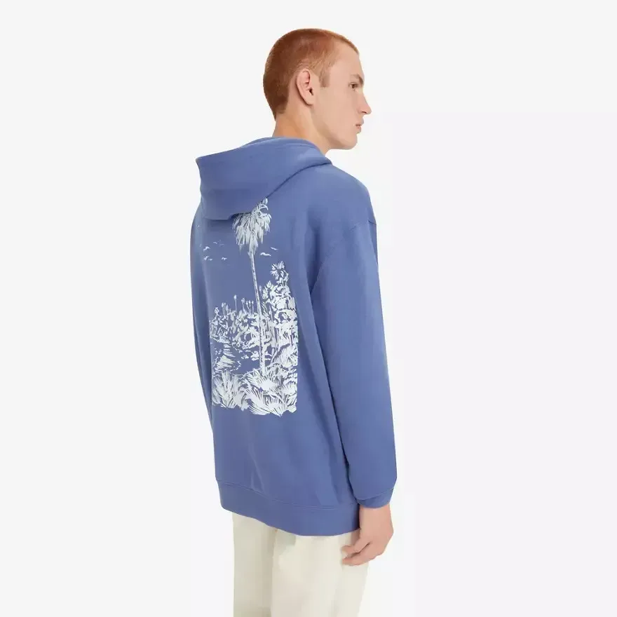 Levi's RELAXED FIT GRAPHIC HOODIE blue
