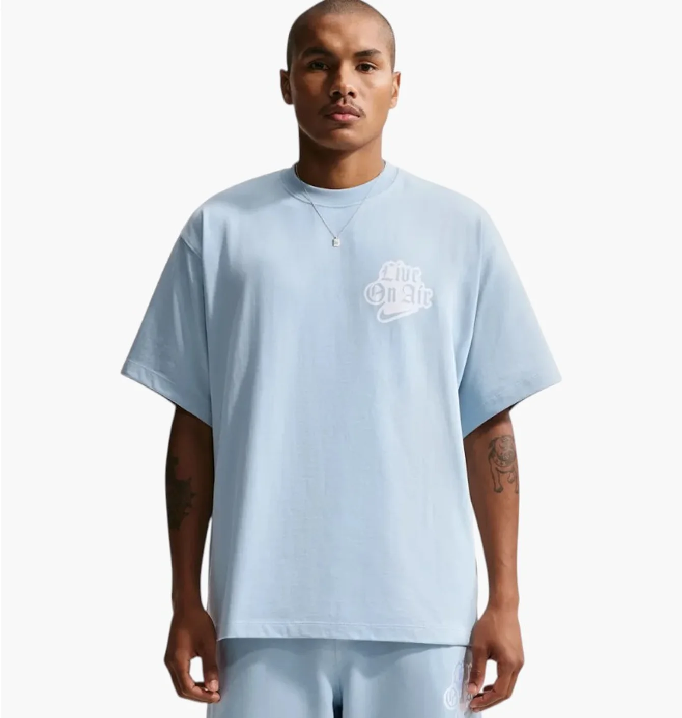 Футболка чоловіча Nike Solo Light Blue IQ0673-440
