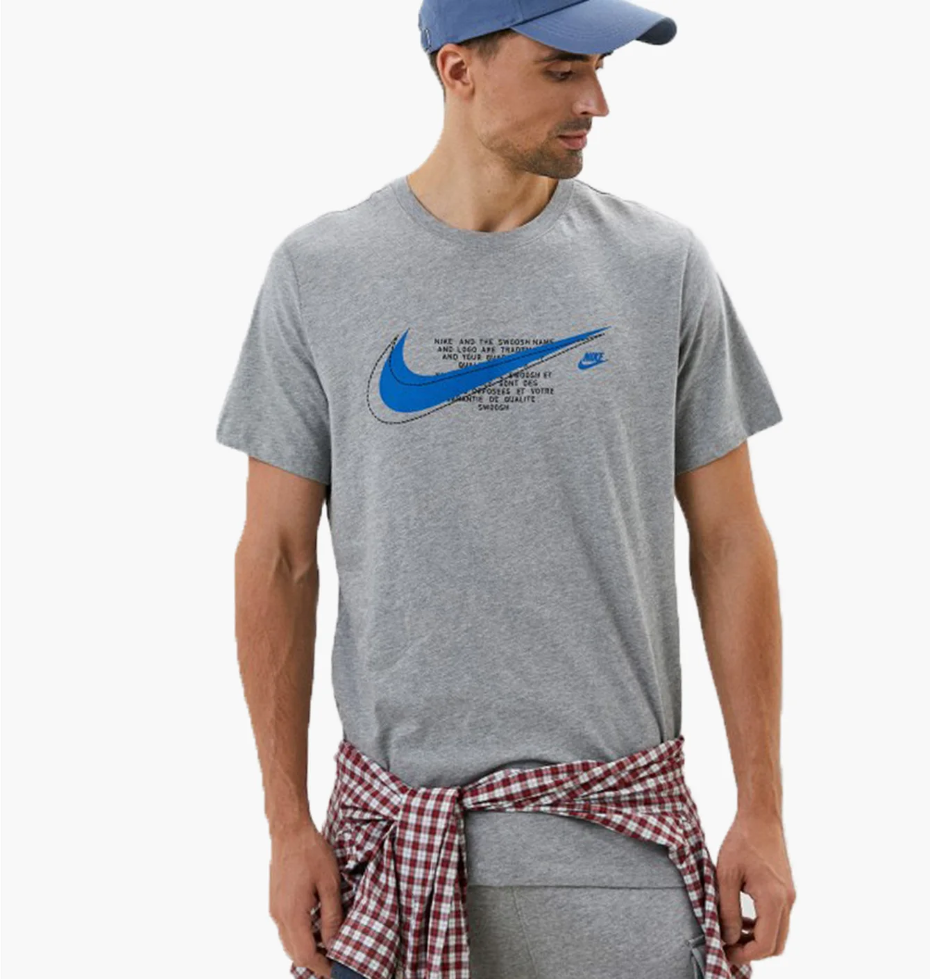 Футболка чоловіча Nike Court Ss Tee Grey DQ7924-063