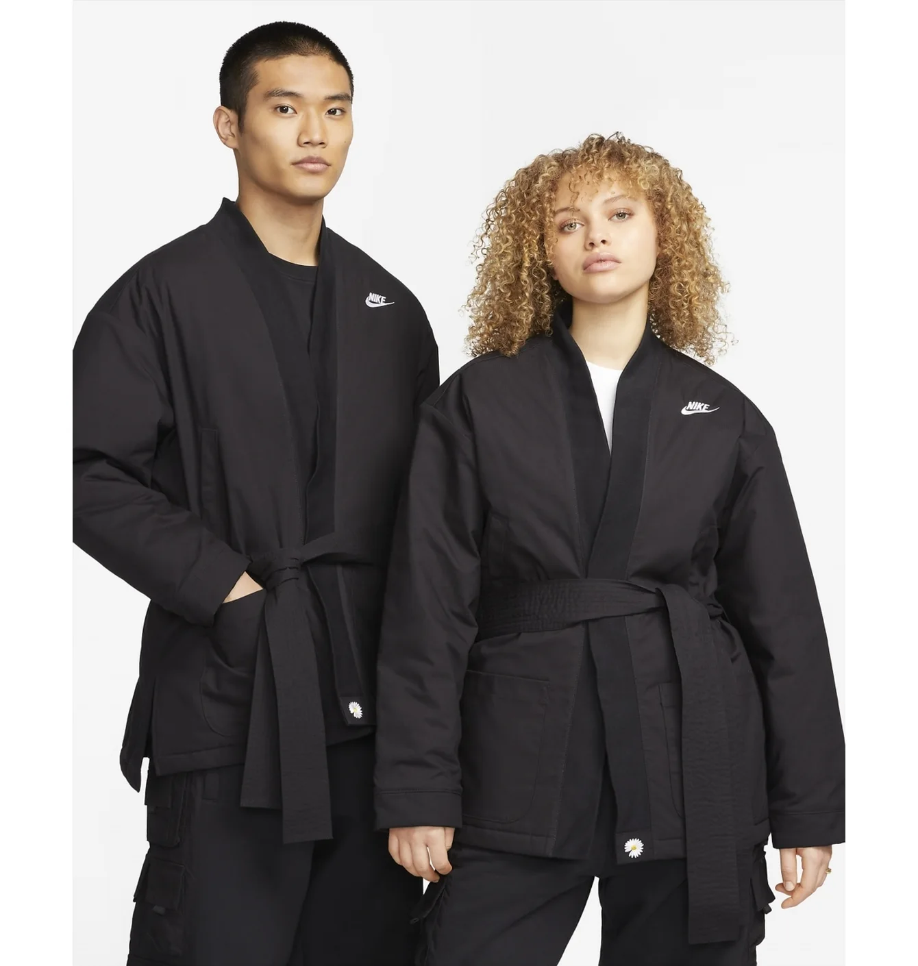 Nike x Peaceminusone G-Dragon 2+1 Jacket Black kimono