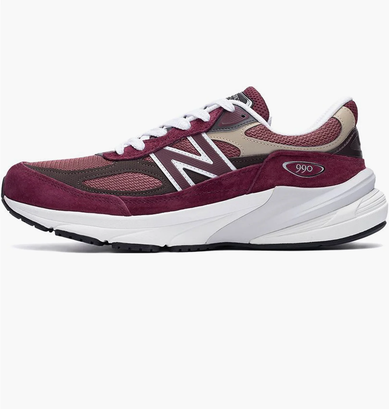 Кросівки унісекс New Balance made in USA 990V6 Bordo U990BT6