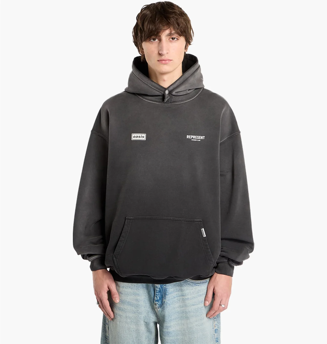 Худі чоловіче Represent Represent X Oasis Owners Club Grey OCM100008-04