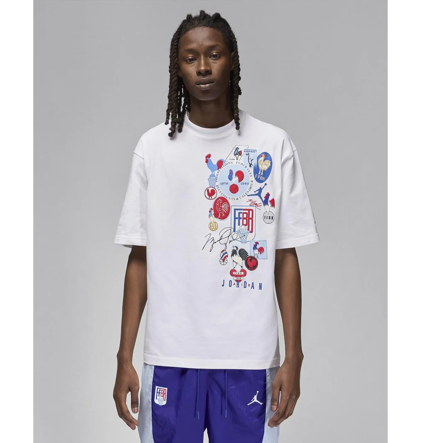 Футболка чоловіча Air Jordan T-Shirt Sport Basketball White FZ0955-100