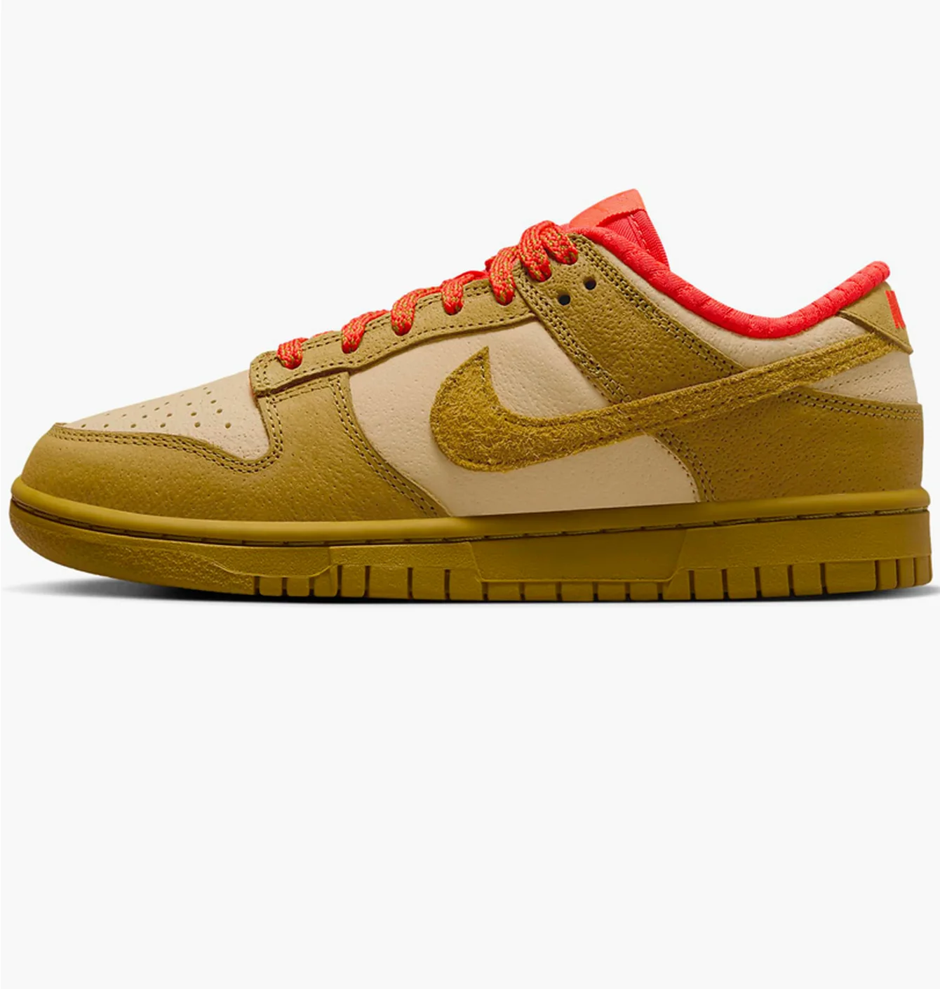 Nike Dunk Low Sesame Bronzine-Picante Red