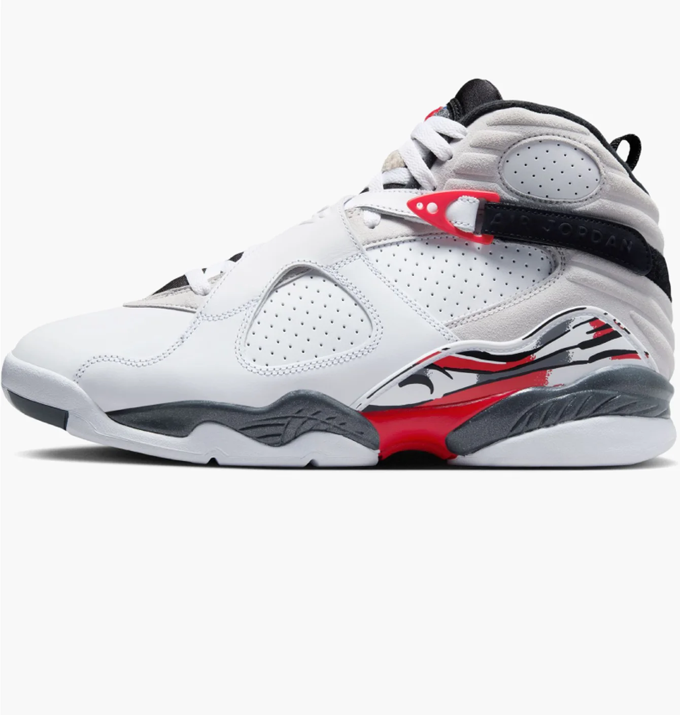 Jordan 8 Retro White True Red