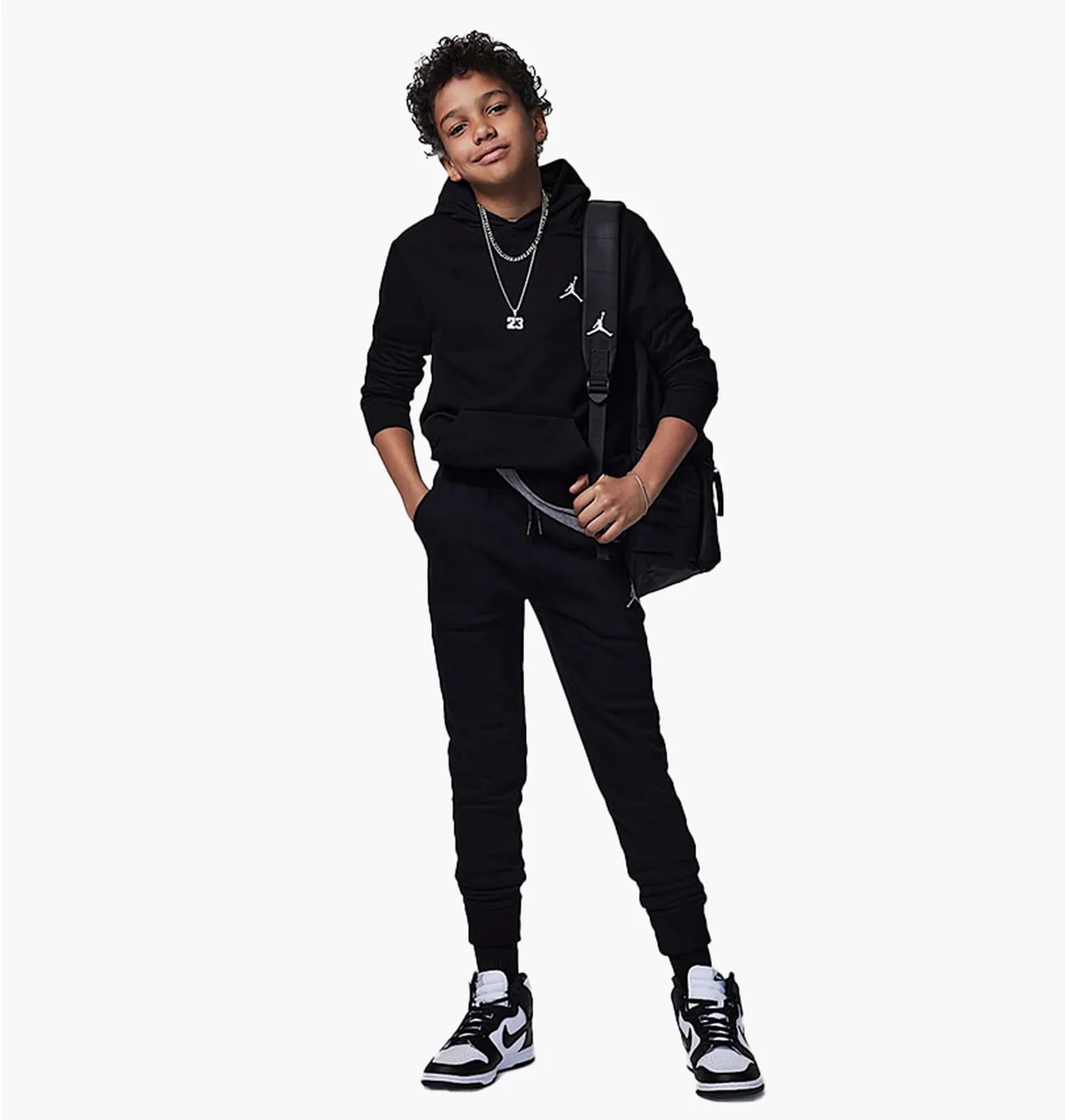 Спортивний костюм дитячий Air Jordan Jumpman Sustainable Black 95C551-023__95C549-023