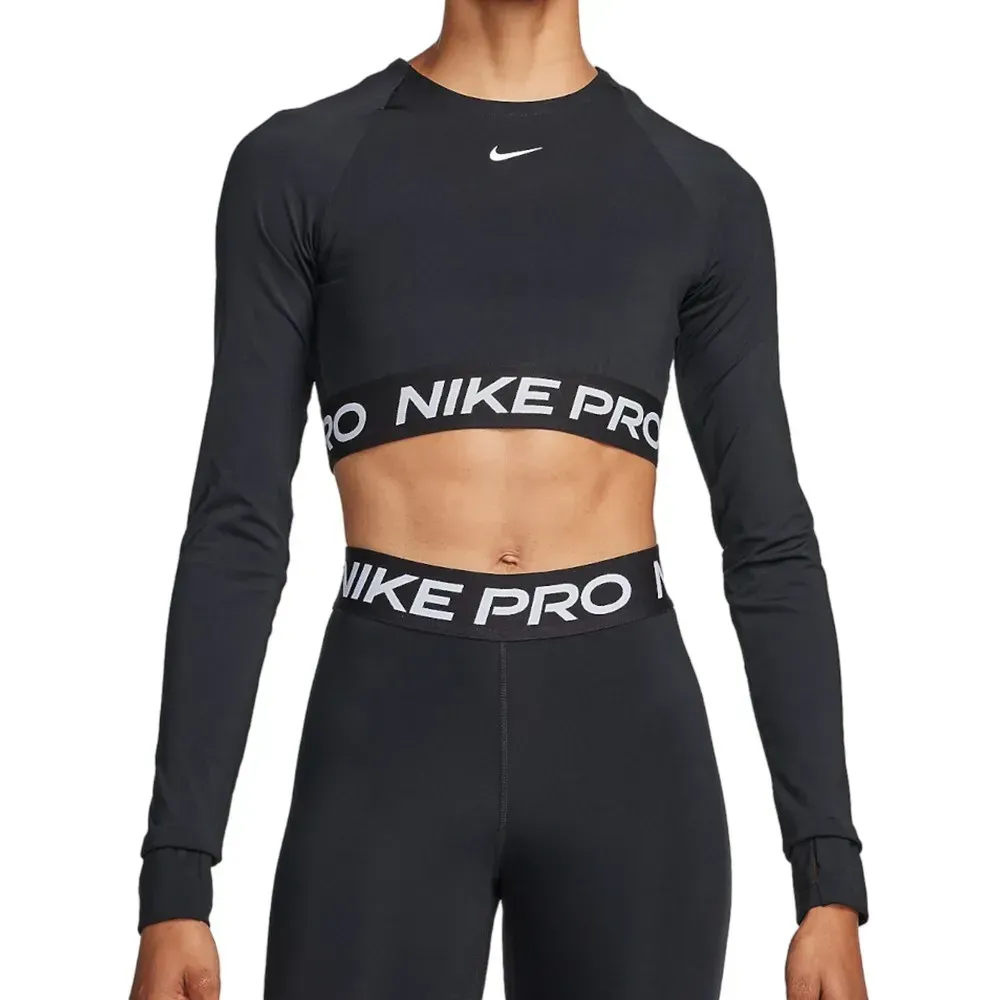 Топ Nike Dri-FIT Cropped Long-Sleeve Top