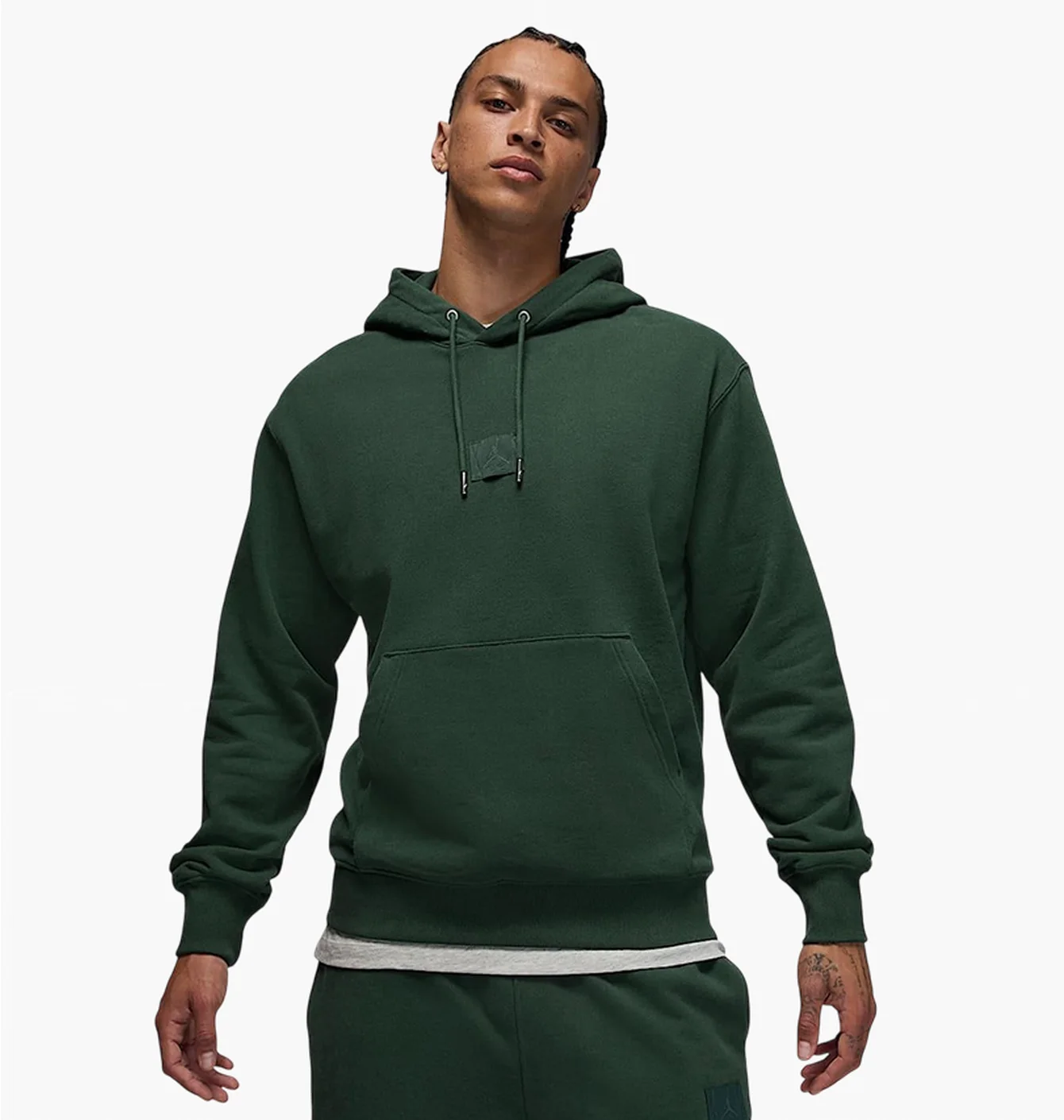 Толстовка чоловіча Nike Flight Fleece MenS Pullover Hoodie Green FV7247-316
